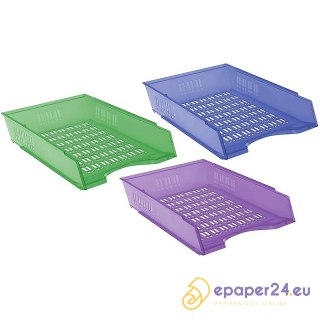 Szufladka na biurko DONAU, 370x256x70mm, ażurowa,