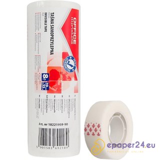 Taśma biurowa OFFICE PRODUCTS, 19mm, 33m, 8szt., m