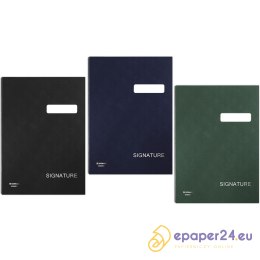 Teczka do podpisu DONAU, karton/PP, A4, 450gsm, 20