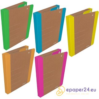 Teczka na rzepy DONAU LIFE, A4/3cm, pomarańczowa