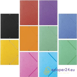 Teczka z gumkš DONAU, preszpan, A4, 390gsm, 3-skrz