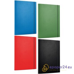 Teczka z gumką OFFICE PRODUCTS, PP, A4/15, 3-skrz.