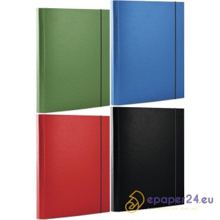 Teczka z gumkš OFFICE PRODUCTS, PP, A4/30, 3-skrz.