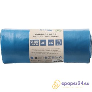 Worki na śmieci DONAU ECO, z uchwytami Knoties, 35