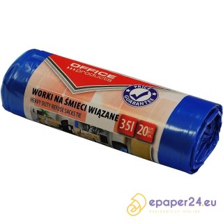 Worki na śmieci wišzane OFFICE PRODUCTS, premium (