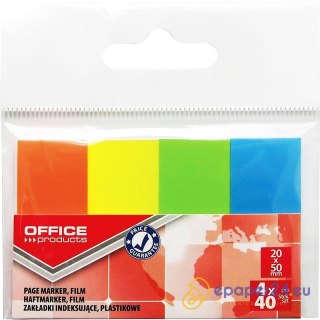 Zakładki indeksujšce OFFICE PRODUCTS, PP, 20x50mm,
