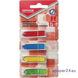 Zakładki indeksujšce OFFICE PRODUCTS, PP, strzałka