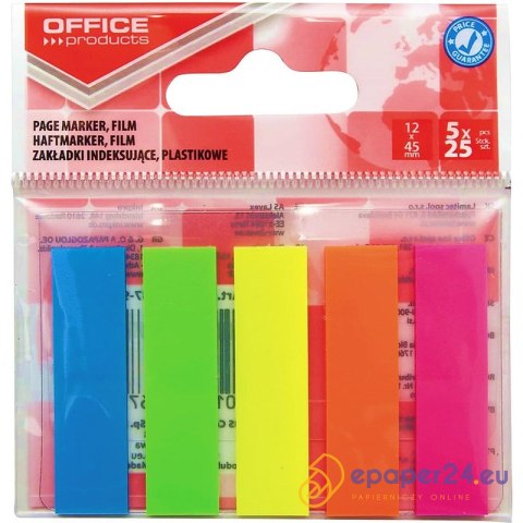 Zakładki indeksujšce OFFICE PRODUCTS, standard, PP Zakładki indeksujšce OFFICE PRODUCTS, standard, PP