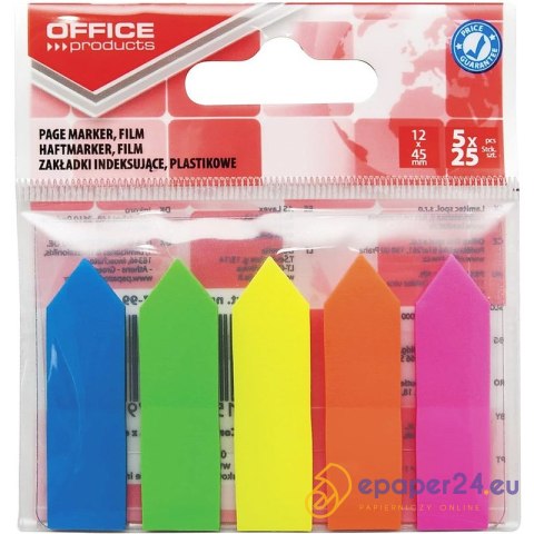 Zakładki indeksujšce OFFICE PRODUCTS, strzałka, PP Zakładki indeksujšce OFFICE PRODUCTS, strzałka, PP