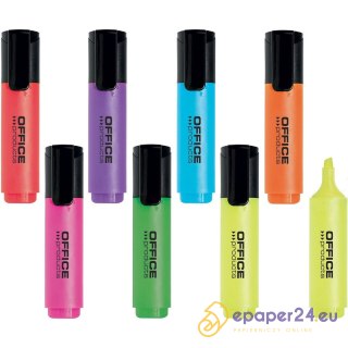 Zakreślacz fluorescencyjny OFFICE PRODUCTS, 2-5mm