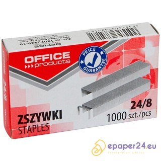 Zszywki OFFICE PRODUCTS, 24/8, 1000szt.