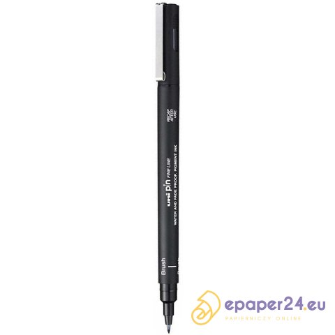 Cienkopis kreślarski Uni Pin-200 brush czarny Cienkopis kreślarski Uni Pin-200 brush czarny