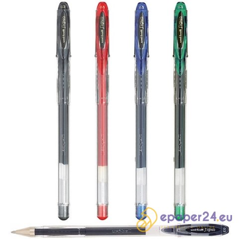 Długopis żelowy Uni UM-120 Signo czerwony