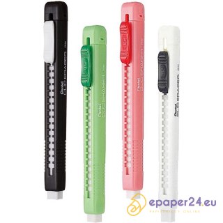 Gumka wysuwana Pentel Clic Eraser ZE80 biała