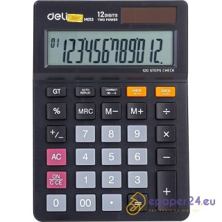 Kalkulator Deli M01320 czarny