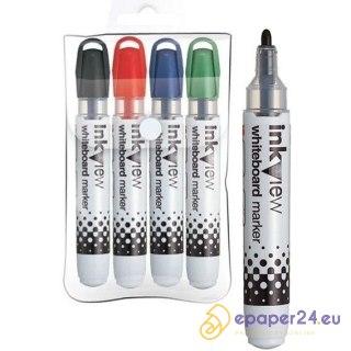 Markery do tablic Uni PWB-202 4 kolory