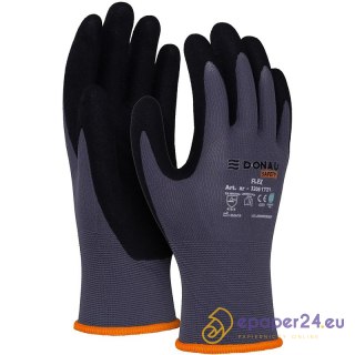 Rękawice Donau Safety Flex rozm.8 szare