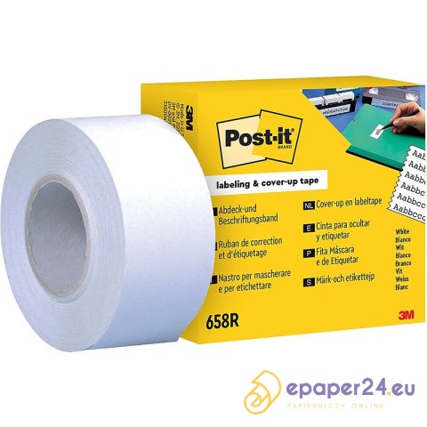 Taśma korygująca Post-it 25.4mm/17.7m biała