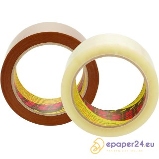 Taśma pakowa Scotch 371 48mm/66m Hot-melt brązowa