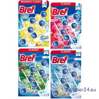 Zawieszka do WC Bref Power Aktiv 50g Cytryna (3)