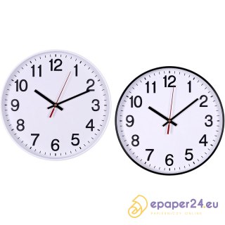 Zegar ścienny Office Products 34cm biały